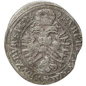 Austria, Leopold I, 3 Kreuzer 1698, Breslau