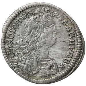 Austria, Charles VI, 3 Kreuzer 1726, Breslau