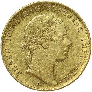Austria, Franz Joseph I, Ducat 1855, A Vienna
