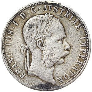 Austria, Franz Joseph I, 2 Gulden 1872, Vienna