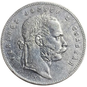 Austria, Franz Joseph I, 1 Forint 1869, KB Kremnitz