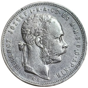 Rakúsko, František Jozef I., 1 forint 1881, KB Kremnica