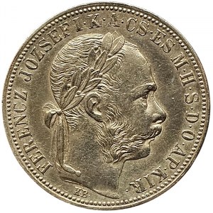 Rakúsko, František Jozef I., 1 forint 1888, KB Kremnica