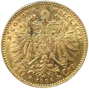 Austria, Franz Joseph I, 10 Corona 1896, Vienna