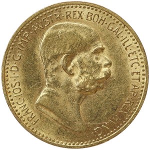 Austria, Francesco Giuseppe I, 10 Corona 1908, Vienna