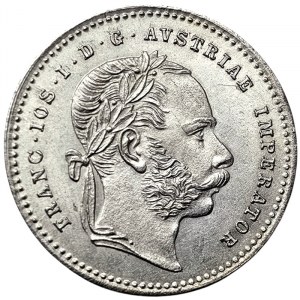 Austria, Franz Joseph I, 20 Kreuzer 1868, Vienna