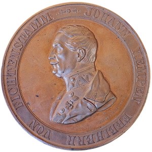 Austria, Lieutenant Field Marshal Johann Kempen Freiherr von Fichtenstamm 1793-1863, Medal 1859