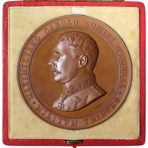 Austria, Italy, Rovigo, Massimiliano Carolo Comiti O'Donnel, Medal In memory of the failed assassination attempt on Emperor Franz Joseph 1853