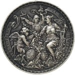 Austria, Franz Joseph I, Medal Marriage of Archduke Franz Salvator and Archduchess Marie Valerie 1890
