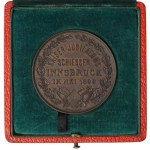 Austria, Franz Joseph I, Medal Shooting festival in Innsbruck 1898