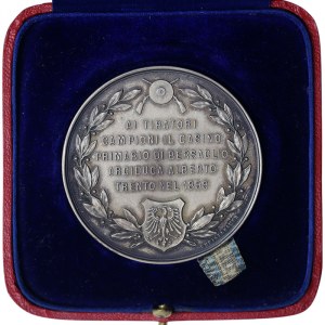 Austria, Franz Joseph I, Medal Shooting festival in Trento / Trient 1899