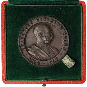 Austria, Franz Joseph I, Medal Shooting festival in Trento / Trient 1899