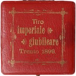 Austria, Franz Joseph I, Medal Shooting festival in Trento / Trient 1899