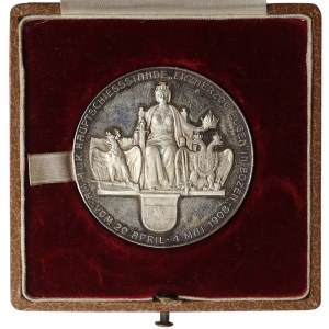 Austria, Franz Joseph I, Medal Shooting festival in Bolzano / Bozen 1908