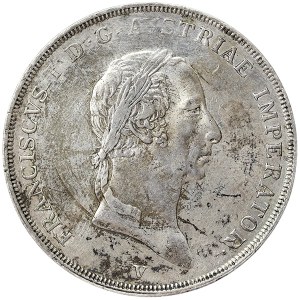 Austria, Lombardy-Venetia, Francis I, Scudo 1824, V Venice