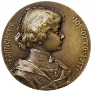 Austria, Archduke Otto von Habsburg commemorative medal 1917