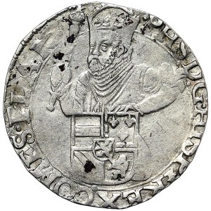 Belgium, Brabant, Philip II, 1/2 Ecu (16 Sols) des Etats (1/2 Statendaalder) 1557, Brussels