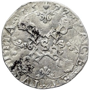 Belgium, Brabant, Philip II, 1/2 Ecu (16 Sols) des Etats (1/2 Statendaalder) 1557, Brussels
