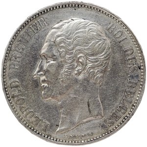 Belgium, Leopold I, 5 Francs 1853, Brussels