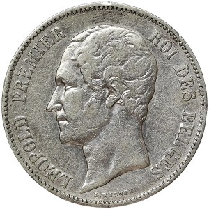 Belgium, Leopold I, 5 Francs 1858, Brussels
