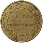 Belgium, Leopold I, Medal of the Hôtel des Colonnes located in Mont St.Jean where the battle of Waterloo was fought 1830
