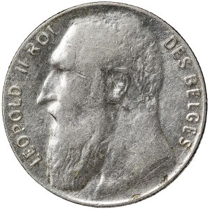 Belgium, Leopold II, 50 Centimes 1901