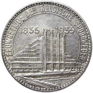 Belgium, Leopold III, 50 Francs 1935, Brussels