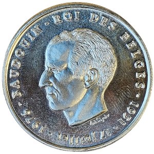 Belgium, Baudouin, 250 Francs 1976
