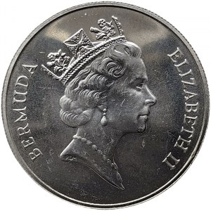 Bermudy, Elizabeth II, 1 dolar 1986
