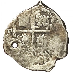 Bolivia, Charles II, 1 Real (Cob) 1687, Potosí