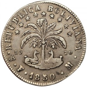 Bolivia, 8 Soles 1850, Potosí