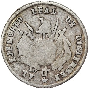 Bolivia, 1/8 Melgarejo 1865, Potosí