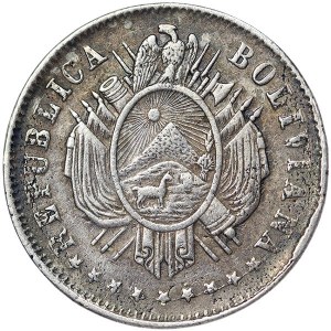 Bolivia, 20 Centavos 1879