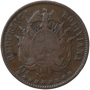 Bolivien, 2 Centavos 1883