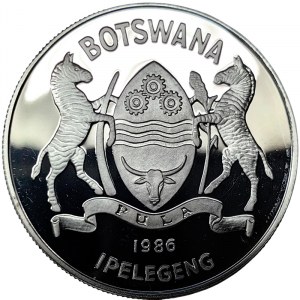 Botswana, 2 Pula 1986