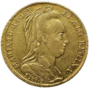 Brazylia, Maria I, 6.400 Reis 1788, Rio de Janeiro