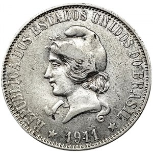 Brazil, 2000 Reis 1911