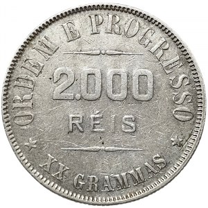 Brazil, 2000 Reis 1911