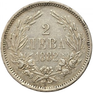 Bulgaria, Alexander I, 2 Leva 1882, Kremnitz