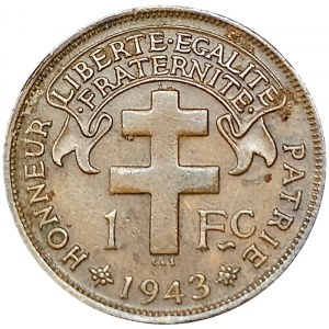 Cameroon, 1 Franc 1943