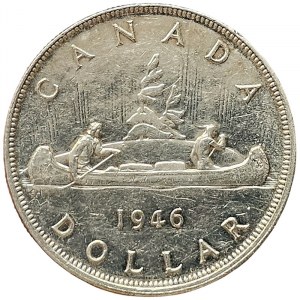 Canada, George VI, 1 Dollar 1946