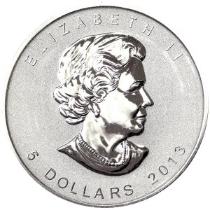 Canada, Elizabeth II, 5 Dollars 2013