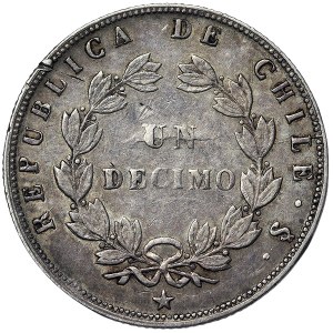 Chile, 1 Decimo 1858, Santiago