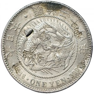 China, Chopmarked - Japan - Mutsuhito, 1 Yen 1891