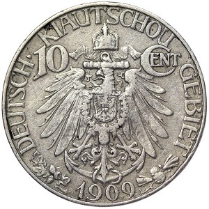 Chine, Kiau Chau, 10 Cents 1909, Berlin