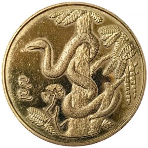 Čína, žeton roku hada 1989