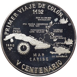 Cuba, 10 Pesos 1990