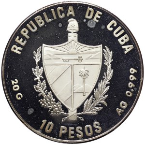 Cuba, 10 Pesos 1990