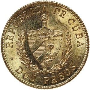 Cuba, 2 Pesos 1916
