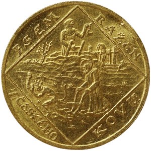 Tchécoslovaquie, 4 Ducats 1928, Kremnitz